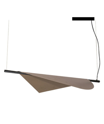 Zambelis Lights Μοντέρνο Κρεμαστό Φωτιστικό Ράγα με Ενσωματωμένο LED σε Μαύρο Χρώμα 22229